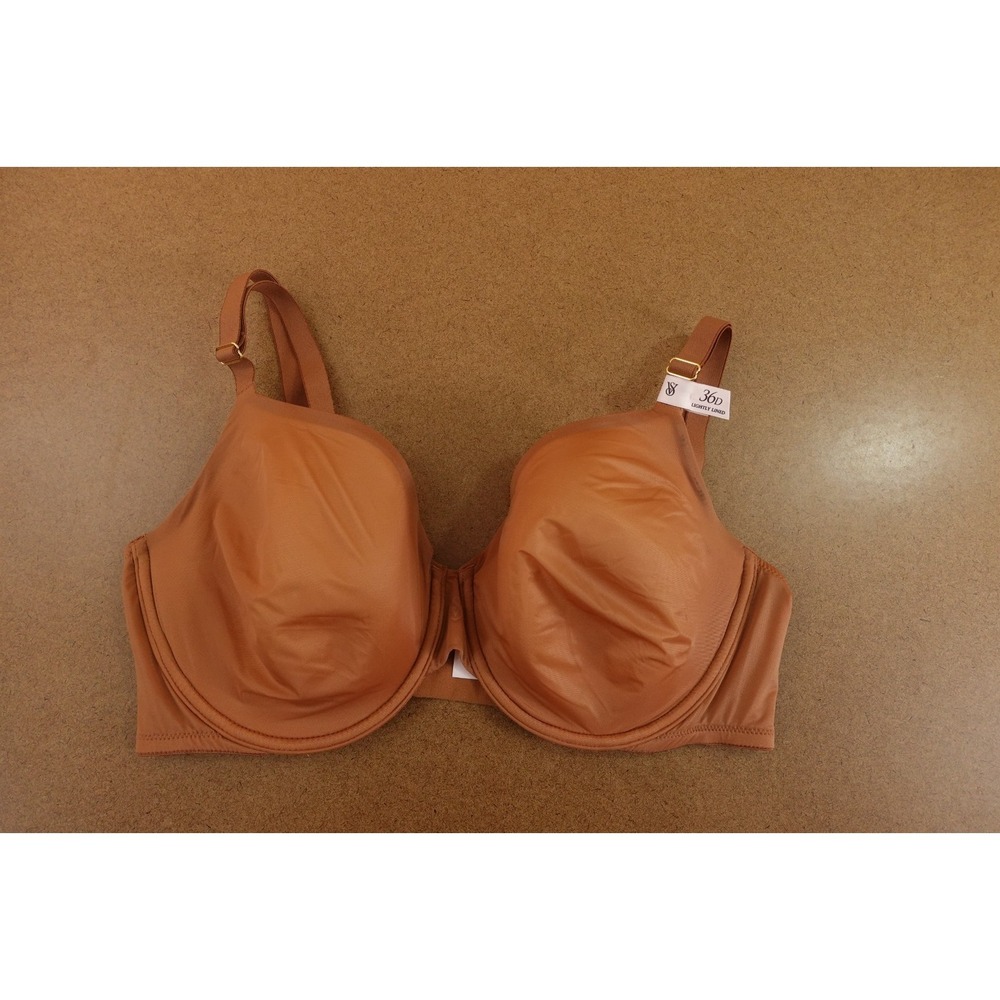 Victorias Secret Womens 36D Caramel Lined Perfect Coverage Underwire‎ Bra NWT
